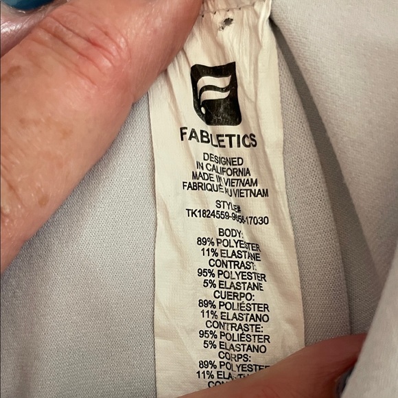 Fabletics Pastel Abstract Tank Top - Picture 2 of 3